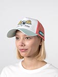 Бейсболка VON DUTCH арт. VD/1/CT/SURF/14 (белый / мятный)